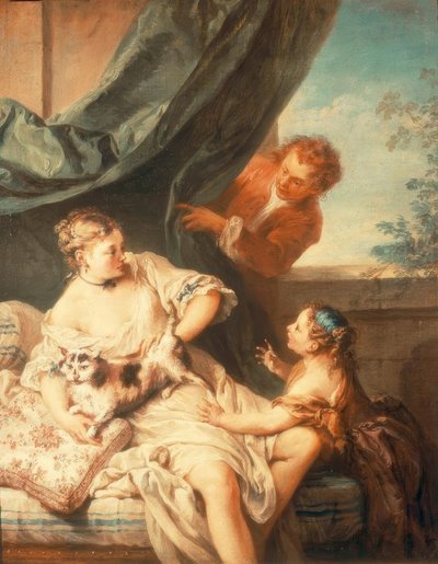 The Unexpected Visitor by François Boucher